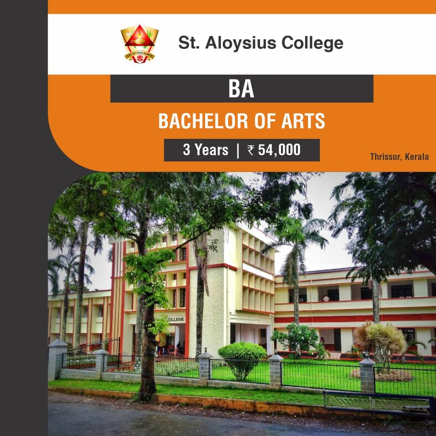 Bachelor of Arts [BA] at St. Aloysius College - Thrissur, Thrissur